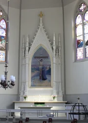 Christus gekreuzigt (Altargemälde der Kirche von Nurmes)